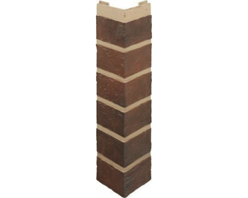 Наружный угол кирпич (бежевый), 0,47 х 0,1м