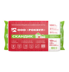 Утеплитель РОКВУЛ ЛАЙТ БАТТС СКАНДИК 800x600x100, 6 плит