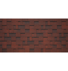 Гибкая черепица Тегола UNICA LAZIO Amarone 410, красный Амароне