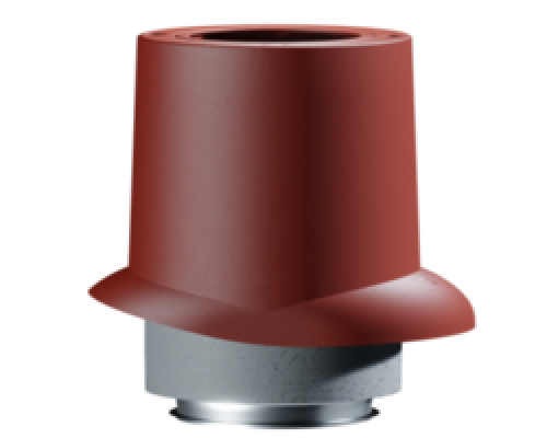 Дёке Премиум/ Выход вентиляционный ИЗЛ-125/700/ Труба/ Красный