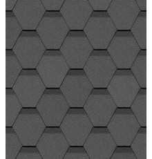 Гибкая черепица Döcke Standard Сота, серый (ZRSM-1045)